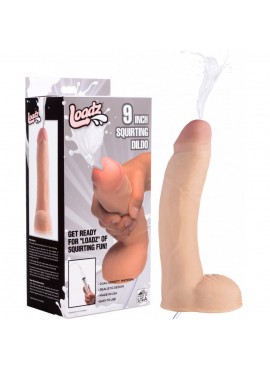 Gode Ultra Réaliste Double Densité qui Ejacule - 23 cm
